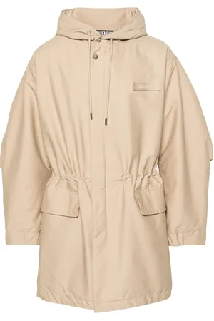 Jacquemus Manteau Le Parka Marrone à capuche