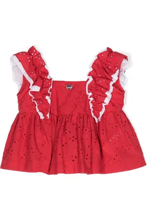 MONNALISA Haut à broderie anglaise