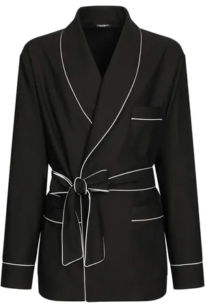 Dolce & Gabbana Peignoir à bords contrastants