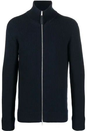 Maison Margiela Cardigan nervurée à fermeture zippée