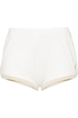 Courrèges Short en coton à patch logo