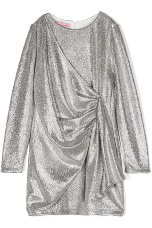 MISS BLUMARINE Robe à effet métallisé