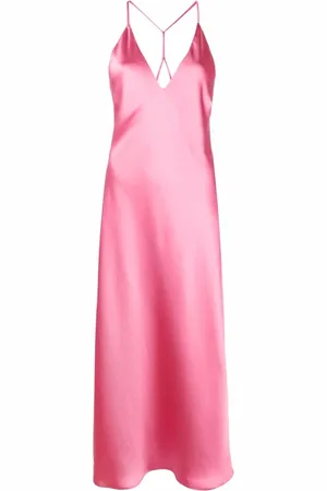 BLANCA Robe mi-longue à col v