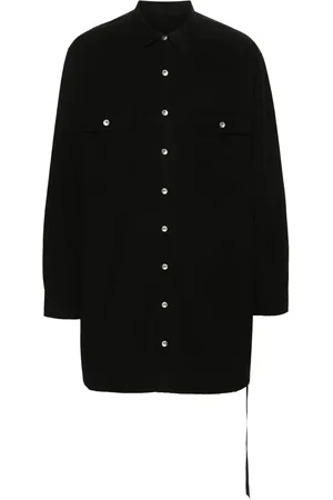 Rick Owens Chemise en coton à manches longues