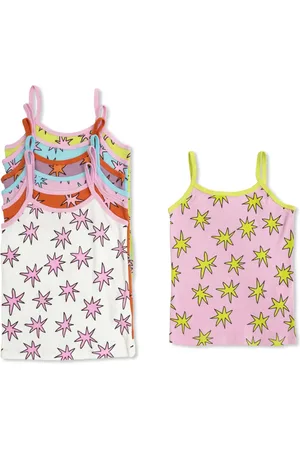 Stella McCartney Lot de sept débardeurs imprimés