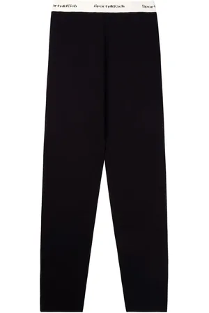 Sporty & Rich Legging nervuré à logo