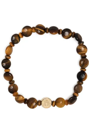 LUIS MORAIS Bracelet Scarab en or 14ct à perles
