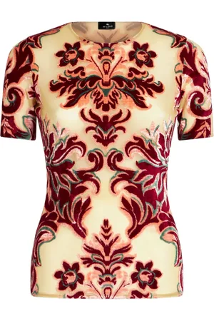 Etro T-shirt à motif en jacquard