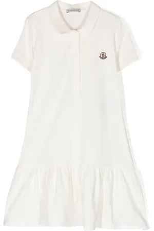 Moncler Robe-polo à patch logo poitrine