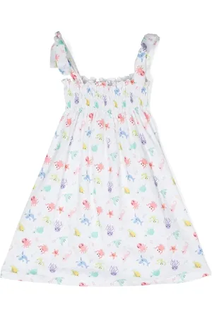 SIOLA Robe en coton à imprimé graphique