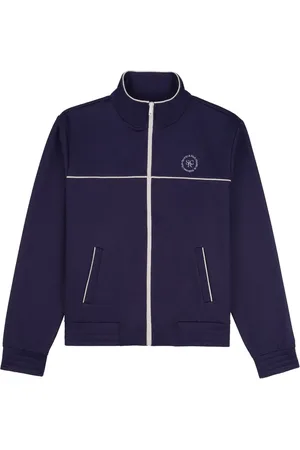 Sporty & Rich Veste zippée à logo brodé
