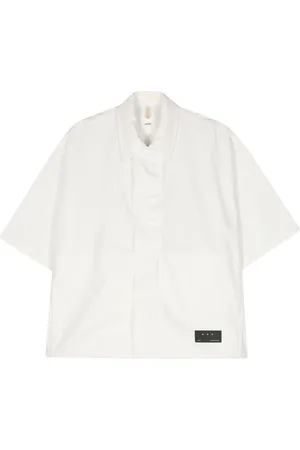 OAMC Chemise en coton à patch logo