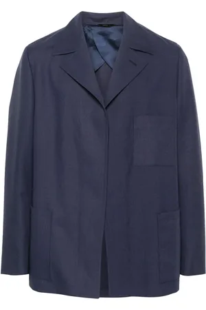 Fendi Blazer en laine à simple boutonnage