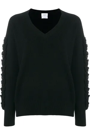 Barrie Pull nervuré en cachemire