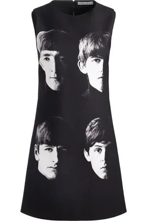 ALICE+OLIVIA X The Beatles robe Clyde à coupe courte
