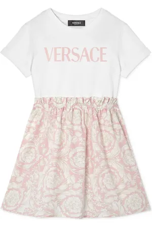 VERSACE Robe à imprimé baroque