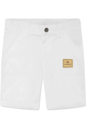 Aigner Short en coton à logo appliqué