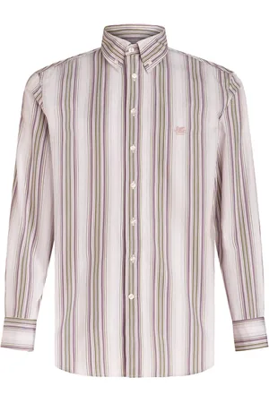 Etro Chemise rayée à boutonnière