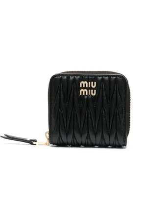 Miu Miu Porte-monnaie matelassé à zip