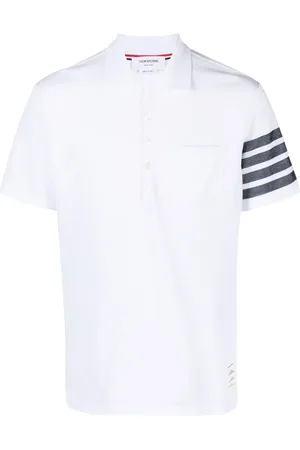 Thom Browne Polo en piqué à design ondulé