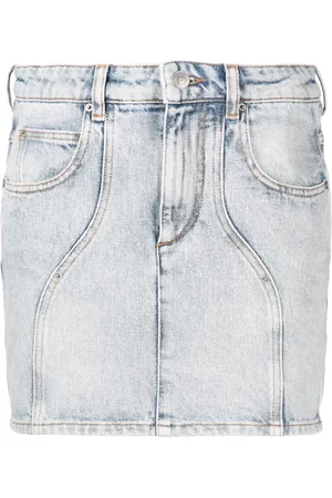 Marant Etoile Jupe en jean Vesna à taille haute