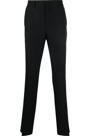 Fendi Pantalon de costume à plaque logo