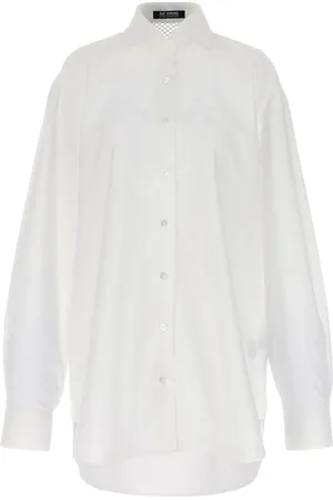 RAF SIMONS Chemise à empiècement en résille