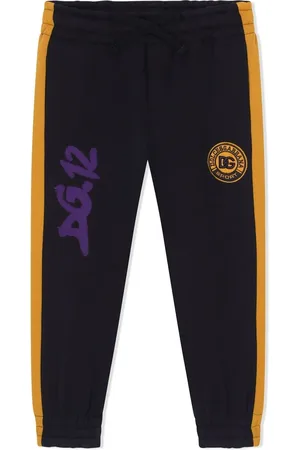 Dolce & Gabbana Pantalon de jogging à patch logo
