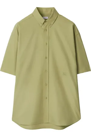 Burberry Chemise en popeline à logo brodé