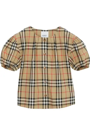 Burberry Blouse en serge à carreaux