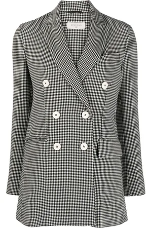 Circolo Blazer croisé à carreaux
