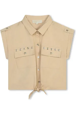 Michael Kors Chemise crop à détails d