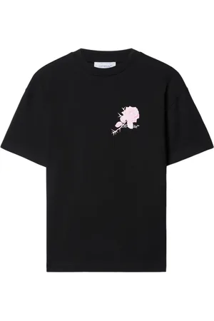 OFF-WHITE T-shirt à motif Roses Arrows