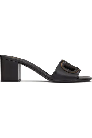 VALENTINO GARAVANI Sandales en cuir à détail VLogo