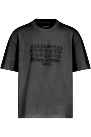 Maison Margiela T-shirt en coton à logo brodé