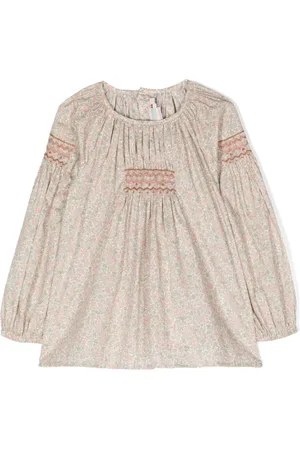 BONPOINT Blouse en coton à fleurs