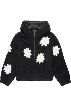 Marni Veste en peau lainée artificielle à capuche
