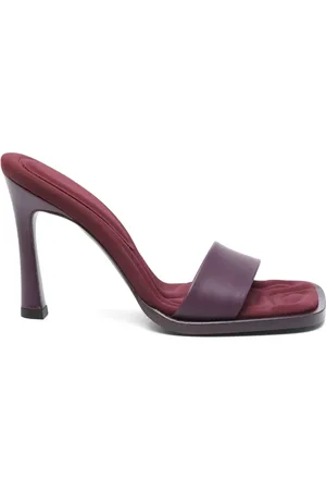 The Attico Mules en cuir 100 mm