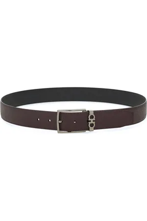Salvatore Ferragamo Ceinture en cuir à design réversible