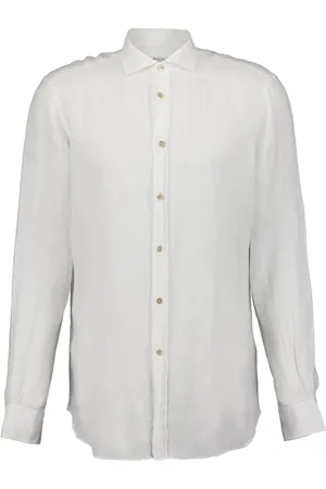 Boglioli Chemise en lin à manches longues