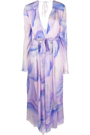 FORTE FORTE Robe en soie à fleurs