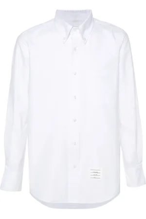 Thom Browne T-shirt en coton à bande RWB