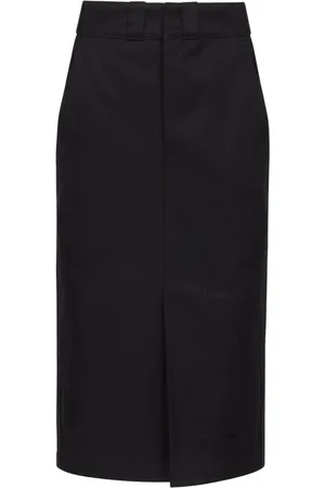 Maison Margiela Jupe mi-longue à taille haute