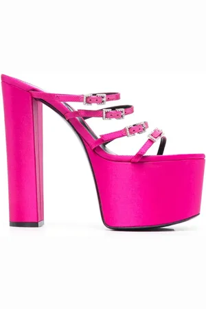 Sergio Rossi Mules Evangelie 150 mm à plateforme