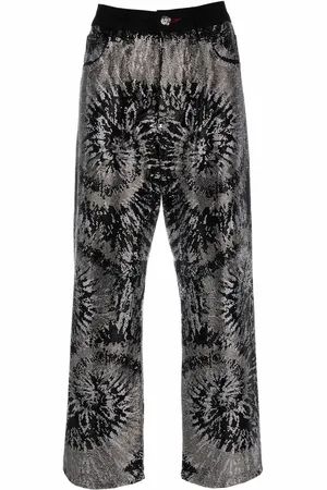 Philipp Plein Jean ample à ornements