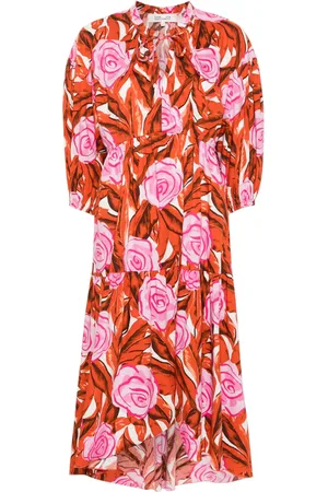 Diane von Furstenberg Robe à imprimé Artie Palm Floral
