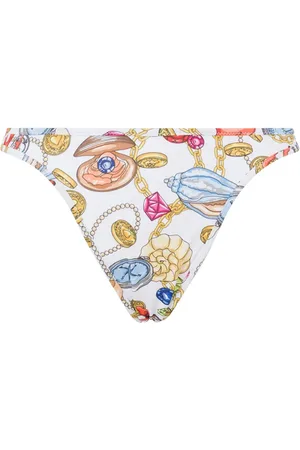 Moschino Bas de bikini à imprimé graphique