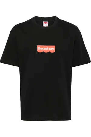 Ground Zero T-shirt en coton à logo imprimé