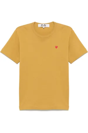 Comme des Garçons T-shirt en coton à logo appliqué