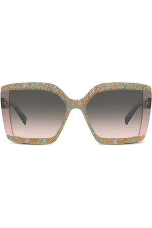 Missoni Lunettes de soleil teintées à monture carrée